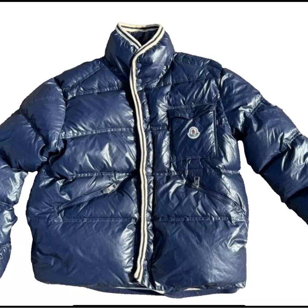 Moncler Branson Men Size 4/L vintage excellent puffer blue